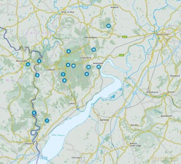 15 Short Walks in the Forest of Dean (Cicerone Guides) - Mike Dunn [KSIĄŻKA]
