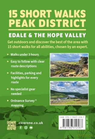 15 Short Walks in the Peak District - Edale and the Hope Valley (Cicerone Guides) - Andrew McCloy [KSIĄŻKA]