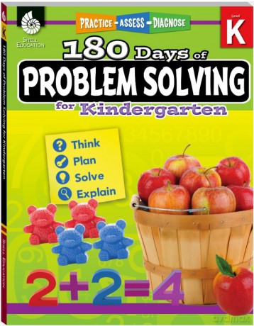 180 Days of Problem Solving for Kindergarten: Practice, Assess, Diagnose (180 Days of Practice) - Jessica Hathaway [KSIĄŻKA]