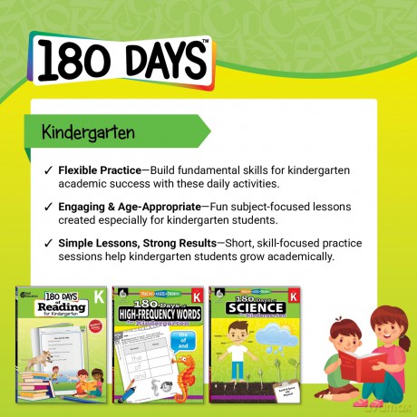 180 Days of Problem Solving for Kindergarten: Practice, Assess, Diagnose (180 Days of Practice) - Jessica Hathaway [KSIĄŻKA]