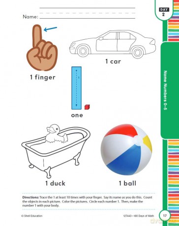 180 Days: Math for Prekindergarten: Practice, Assess, Diagnose (180 Days of Practice) - Darcy Mellinger [KSIĄŻKA]