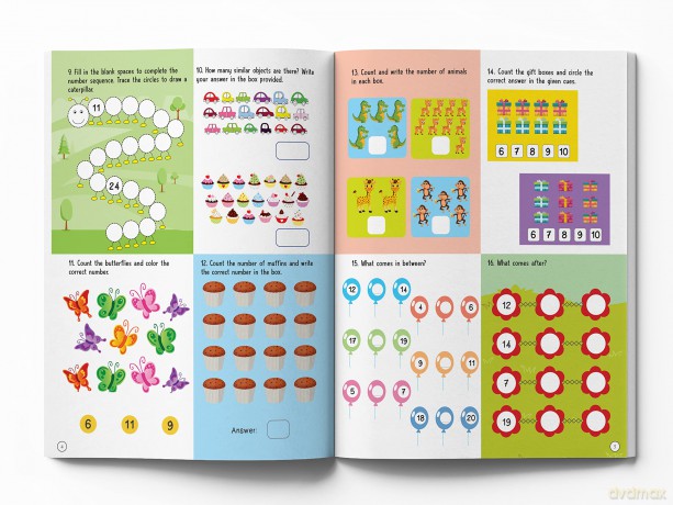 201 Maths Activity Book - Fun Activities and Math Exercises For Children: Knowing Numbers, Addition-Subtraction, Fractions, BODMAS [KSIĄŻKA]