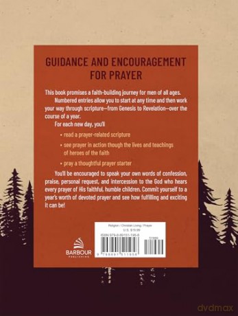 365 Encouraging Prayers for Men: A Genesis-To-Revelation Journey to Build Your Faith - Compiled by Barbour Staff [KSIĄŻKA]