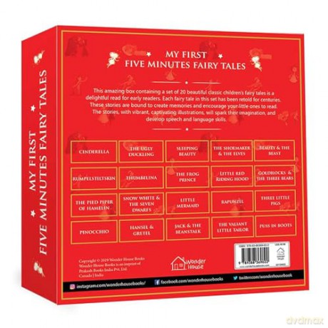 5 minutes fairytale box set: Giftset of Books for Kids Abridged and Retold [KSIĄŻKA]