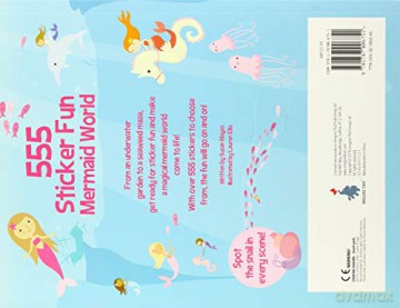 555 Sticker Fun - Mermaid World Activity Book - Susan Mayes [KSIĄŻKA]