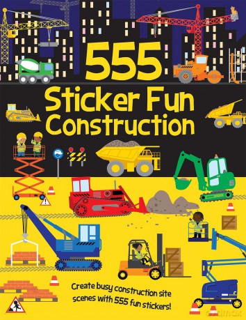 555 Sticker Fun Construction - Oakley Graham [KSIĄŻKA]