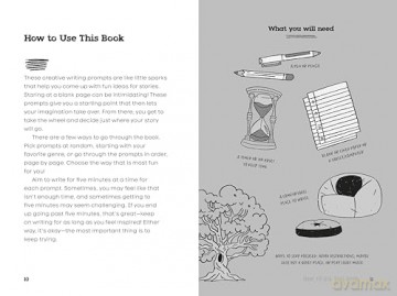 5-Minute Writing Prompts for Kids: Fun Story Starters and Questions to Unleash Your Creativity - Chevahn Brown [KSIĄŻKA]