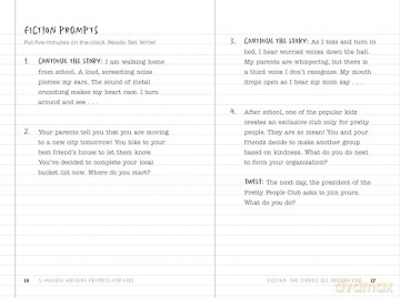 5-Minute Writing Prompts for Kids: Fun Story Starters and Questions to Unleash Your Creativity - Chevahn Brown [KSIĄŻKA]