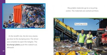 A Bin Lorry's Day (A Day on the Road) - Nicole A. Mansfield [KSIĄŻKA]