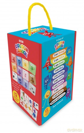 A Case of Colourblocks - 12 Title Board Book Collection Carry Case, Ideal for Holidays and Early Learning and Preschool Ages! - Colourblocks [KSIĄŻKA]
