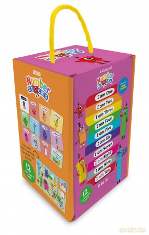 A Case of Numberblocks - 12 Title Board Book Collection Carry Case, Ideal for Holidays and Early Learning and Preschool Ages! - Numberblocks [KSIĄŻKA]