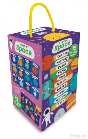 A Case of Space - 12 Board Book Carry Case Collection, Ideal for Early Learning and Preschool Ages! [KSIĄŻKA]