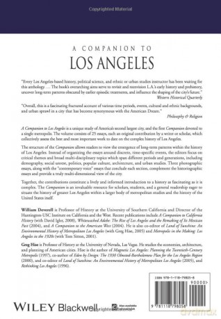 A Companion to Los Angeles (Wiley Blackwell Companions to American History) - Deverell [KSIĄŻKA]