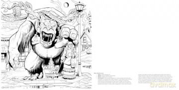 A Creepy Krampus Coloring Book: 30 Nightmare Coloring Scenes for a Festive and Frightful Creepmas - Andy Price [KSIĄŻKA]