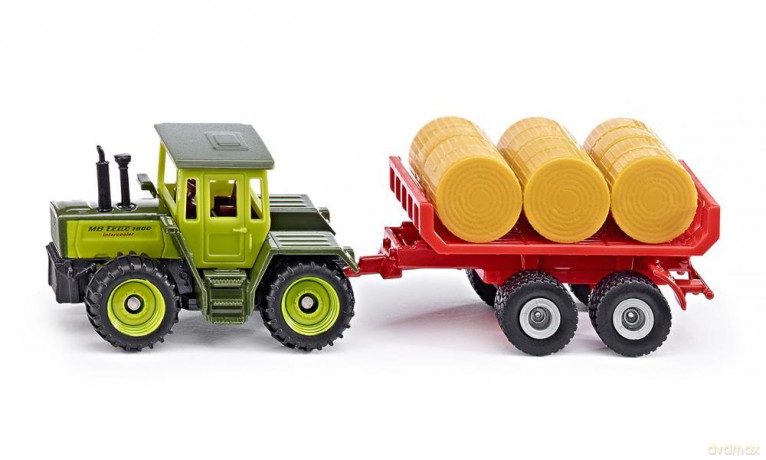 Siku 16 Traktor Mb Z Przyczepą Do Bel [ZABAWKA]