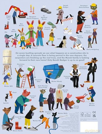 A Day on Fluffyville Construction Site: A Look and Find Book - Britta Teckentrup [KSIĄŻKA]