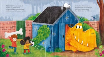 A Dinosaur Lives in our Shed: a heartfelt, brilliantly funny picture book, by the creators of Pongwiffy and Indigo Wilde - Kaye Umansky [KSIĄŻKA]