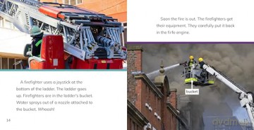 A Fire Engine's Day (A Day on the Road) - Nicole A. Mansfield [KSIĄŻKA]