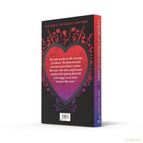 A Heart of Crimson Flames: The new unmissable conclusion to the heartwarming fantasy romance trilogy: Book 3 (The Golden Court) - A.K. Mulford [KSIĄŻKA]