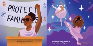 A Hug Like Michelle's, a Voice Like Beyoncé's: A Picture Book - Carole Boston Weatherford [KSIĄŻKA]