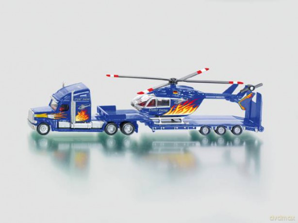 Siku Super Ciężarówka Z Helikopterem 1:87 [ZABAWKA]