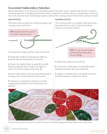 A Quilted Christmas: 16 Projects to Bring the Warmth of the Season Home - Deb Grogan [KSIĄŻKA]