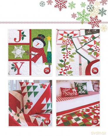 A Quilted Christmas: 16 Projects to Bring the Warmth of the Season Home - Deb Grogan [KSIĄŻKA]