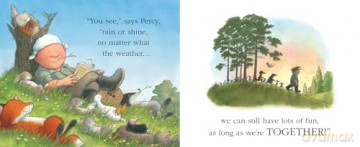 A RAINY DAY: A fun new illustrated board book for 2026- perfect for babies and toddlers! (Stories from Percy's Park) - Nick Butterworth [KSIĄŻKA]