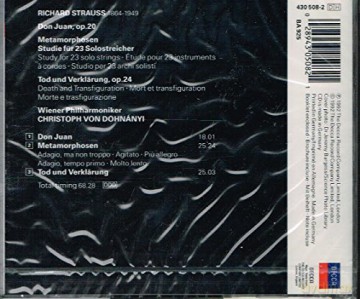 Wp/Dohnanyi: Stra:Tod Und Verklaerung [CD]