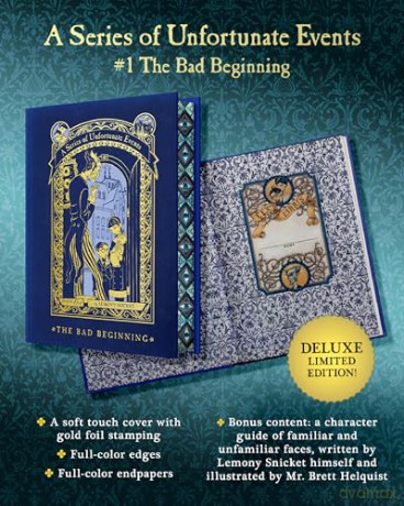 A Series of Unfortunate Events #1: The Bad Beginning (Deluxe Limited Edition) - Lemony Snicket [KSIĄŻKA]