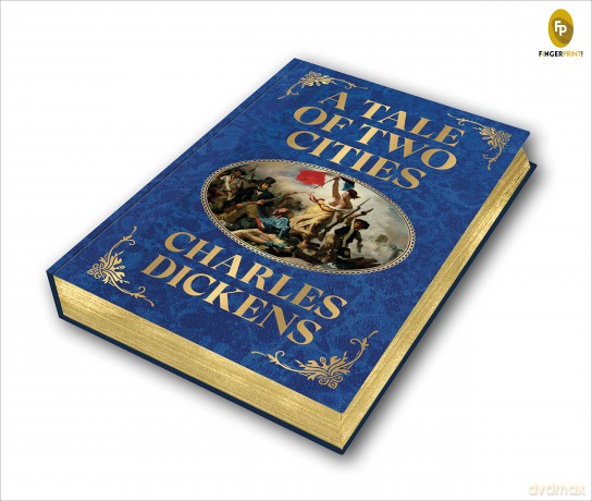 A Tale of Two Cities (Deluxe Hardbound Edition): With Guilted Edges, Has 1 Ribbon Marker (Fingerprint Classics) - Charles Dickens [KSIĄŻKA]