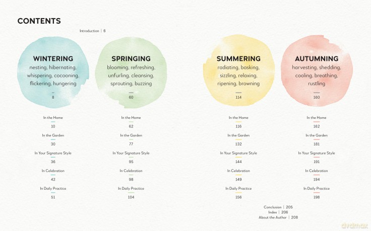 A Year of Garden-Inspired Living: Season by Season - Linda Vater [KSIĄŻKA]