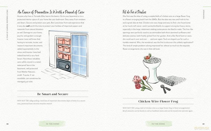 A Year of Garden-Inspired Living: Season by Season - Linda Vater [KSIĄŻKA]