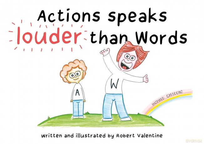 Actions speaks louder than Words - Robert Valentine [KSIĄŻKA]