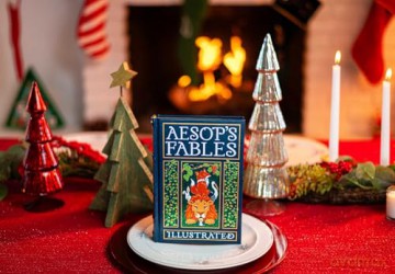 Aesop's Fables Illustrated (Leather-bound Classics) - Aesop [KSIĄŻKA]