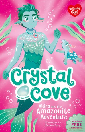 Akira and the Amazonite Adventure (Crystal Cove) - Magical mermaid fiction, perfect for crystal-lovers ages 7-9! - Red [KSIĄŻKA]
