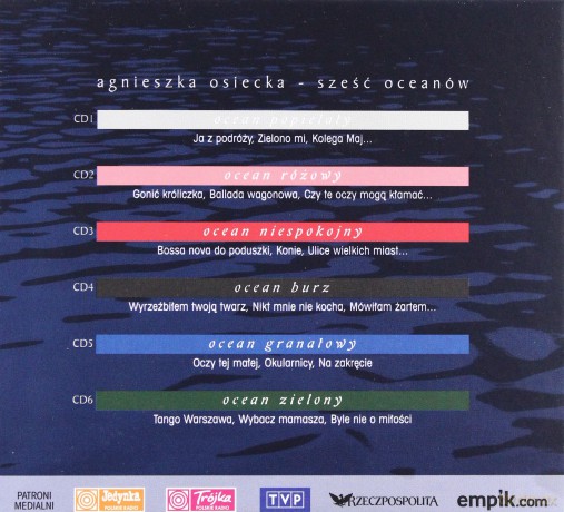 Agnieszka Osiecka: Sześć Oceanów (Piosenki 1962-2013) [6CD]