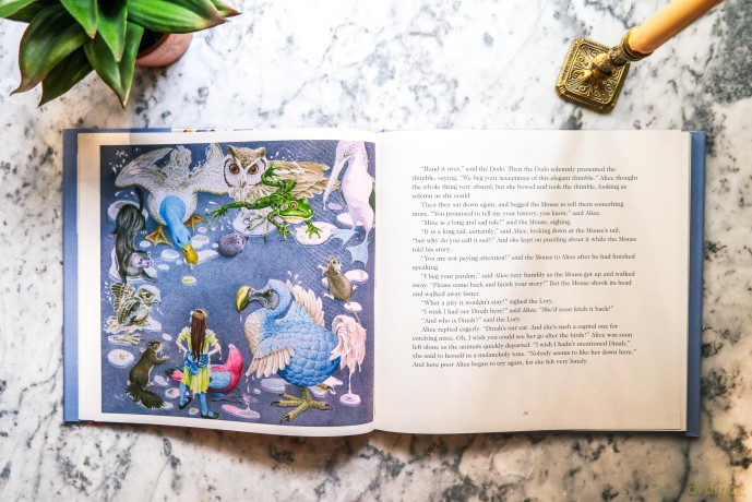 Alice's Adventures in Wonderland (Hardcover): The Classic Edition (Charles Santore Children's Classics) - Lewis Carroll [KSIĄŻKA]