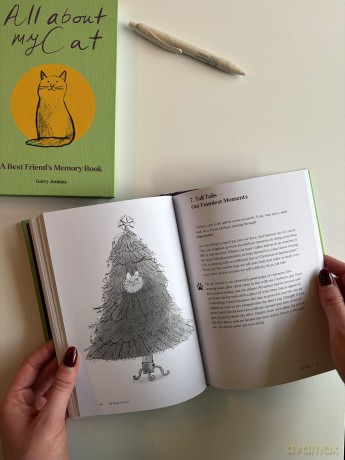 All About My Cat (and Me): Keepsake and Memory Journal with Prompts - for Cat Owners to Capture Special Memories - Garry Jenkins [KSIĄŻKA]