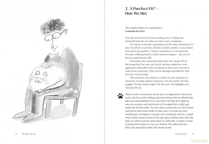 All About My Cat (and Me): Keepsake and Memory Journal with Prompts - for Cat Owners to Capture Special Memories - Garry Jenkins [KSIĄŻKA]