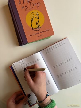 All About My Dog (and Me): Keepsake and Memory Journal with Prompts - for Dog Owners to Capture Special Memories - Garry Jenkins [KSIĄŻKA]