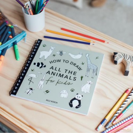 All the Animals: How to Draw Books for Kids with Dogs, Cats, Lions, Dolphins, and More (How to Draw for Kids Series) - Alli Koch [KSIĄŻKA]