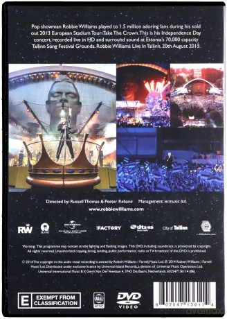 Robbie Williams: Robbie Williams: Live In Tallinn (PL) [DVD]