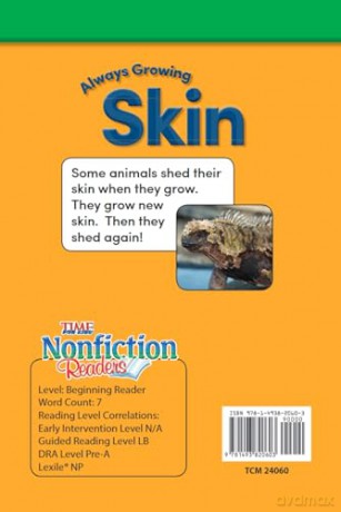 Always Growing: Skin (Time for Kids(r) Informational Text) - Dona Herweck Rice [KSIĄŻKA]
