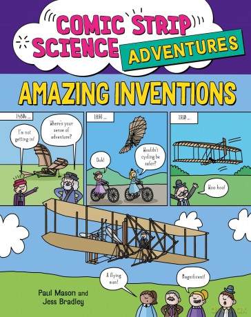 Amazing Inventions (Comic Strip Science Adventures) - Paul Mason [KSIĄŻKA]