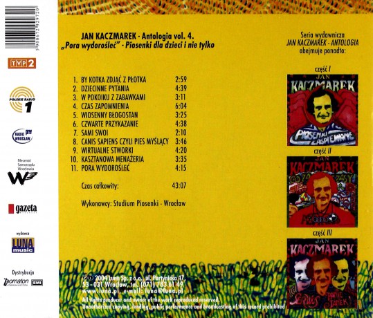 Wroclawskie Studium Piosenki: Pora Wydoroslec - Piosenki Dla Dzieci I [CD]