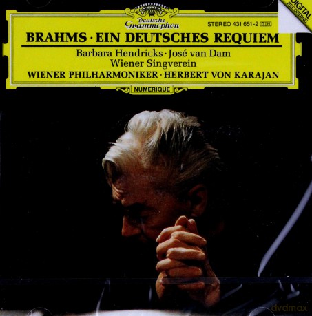 Wsv Wiener P Karajan: Brahms:Ein Deutsches Requiem [CD]