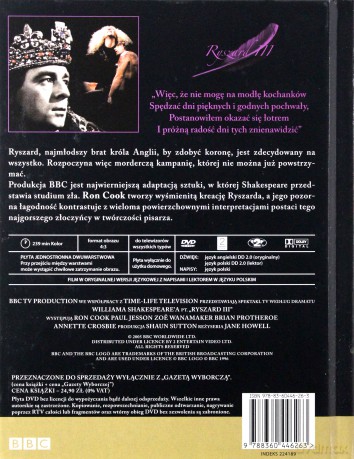 Szekspir (Sztuki Williama Szekspira) (booklet) Pakiet [21DVD] 