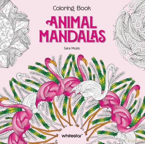 Animal Mandalas Colouring Book (Colouring Books for Adults) - Sara Muzio [KSIĄŻKA]