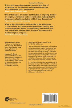 Anti-Colonial Global Scholarship: Contexts, Perspectives, and Debates (Decolonization and Social Worlds) - Sujata Patel [KSIĄŻKA]